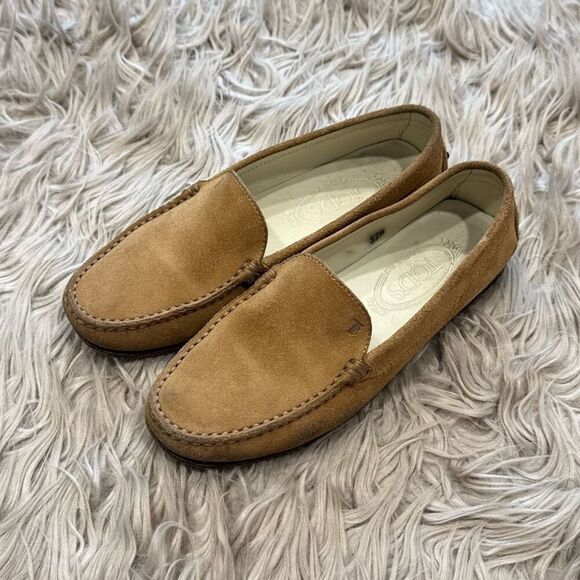 Tod’s leather drivings loafers size 37.5 (US 7.5) - Picture 1 of 10